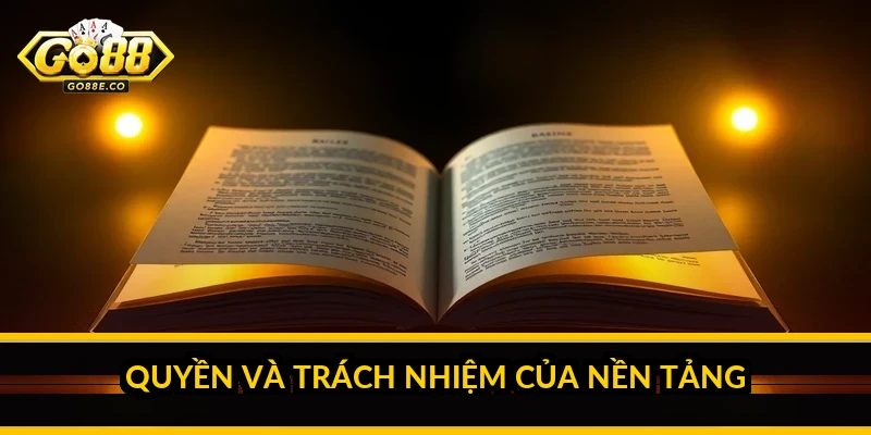Quyền và trách nhiệm của nền tảng