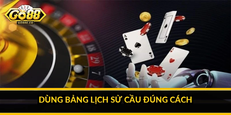 Dùng bảng lịch sử cầu đúng cách